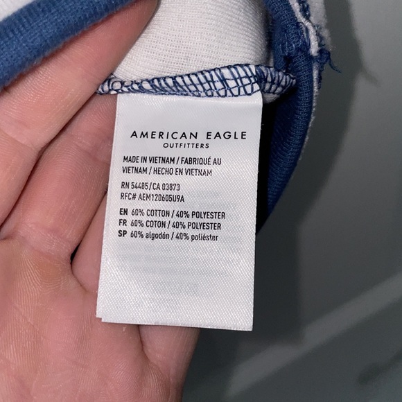 American Eagle cropped polo baby tee - Picture 4 of 4